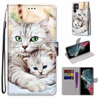 For Samsung Galaxy S22 Ultra 5G / Big Cat Hugging Kitten