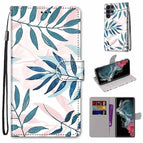 For Samsung Galaxy S22 Ultra 5G / Pink Green Needles