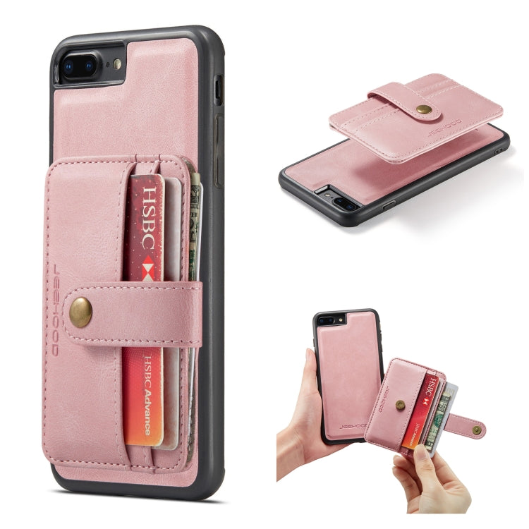 JEEHOOD RFID Blocking Anti-Theft Wallet Phone Case, For iPhone XS Max, For iPhone SE 2022 / SE 2020 / 7 / 8, For iPhone 7 Plus / 8 Plus