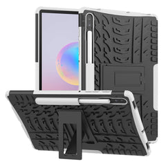 Tire Texture TPU + PC Shockproof Case with Holder, For iPad 10.2 2021 / 2020 / 2019, For Galaxy Tab S6, For Huawei MediaPad M5 Lite 8, For Amazon Kindle Fire HD 10 2019