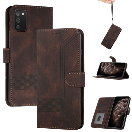 Cubic Skin Feel Flip Leather Phone Case, For Samsung Galaxy A02s 164mm, For Samsung Galaxy A02s 166mm, For Samsung Galaxy A03s 166mm, For Samsung Galaxy A10 / M10