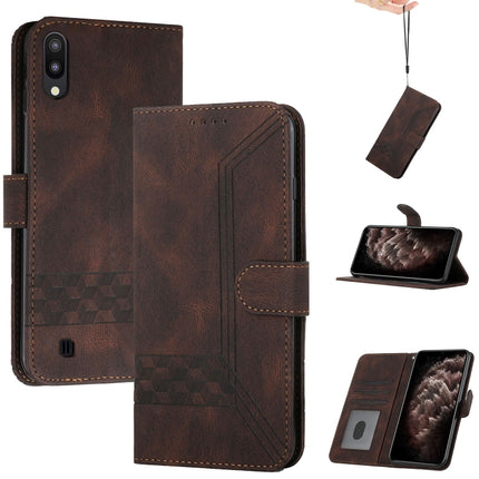 Cubic Skin Feel Flip Leather Phone Case, For Samsung Galaxy A02s 164mm, For Samsung Galaxy A02s 166mm, For Samsung Galaxy A03s 166mm, For Samsung Galaxy A10 / M10