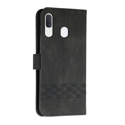 Cubic Skin Feel Flip Leather Phone Case, For Samsung Galaxy A20e, For Samsung Galaxy A20s, For Samsung Galaxy A21s, For Samsung Galaxy A21 EU Version