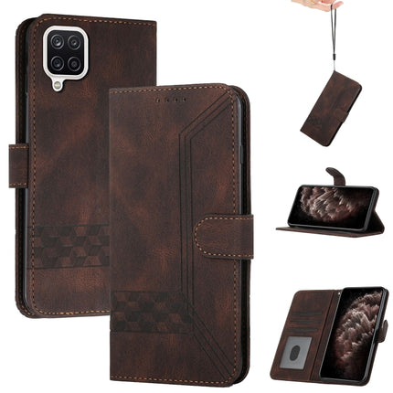 Cubic Skin Feel Flip Leather Phone Case, For Samsung Galaxy A22 4G, For Samsung Galaxy A22 5G, For Samsung Galaxy A30 / A20, For Samsung Galaxy A31