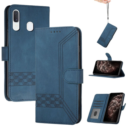 Cubic Skin Feel Flip Leather Phone Case, For Samsung Galaxy A22 4G, For Samsung Galaxy A22 5G, For Samsung Galaxy A30 / A20, For Samsung Galaxy A31