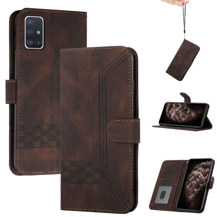 Cubic Skin Feel Flip Leather Phone Case, For Samsung Galaxy A22 4G, For Samsung Galaxy A22 5G, For Samsung Galaxy A30 / A20, For Samsung Galaxy A31