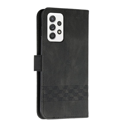 Cubic Skin Feel Flip Leather Phone Case, For Samsung Galaxy A52 5G, For Samsung Galaxy A71, For Samsung Galaxy A71 5G, For Samsung Galaxy A72 5G