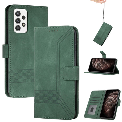 Cubic Skin Feel Flip Leather Phone Case, For Samsung Galaxy A52 5G, For Samsung Galaxy A71, For Samsung Galaxy A71 5G, For Samsung Galaxy A72 5G