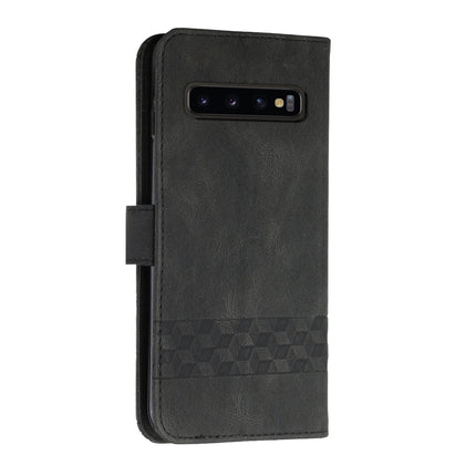 Cubic Skin Feel Flip Leather Phone Case, For Samsung Galaxy S10, For Samsung Galaxy S10e, For Samsung Galaxy S10+, For Samsung Galaxy S20