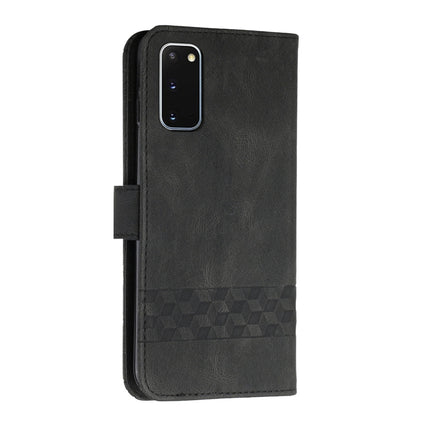 Cubic Skin Feel Flip Leather Phone Case, For Samsung Galaxy S20 FE, For Samsung Galaxy S20+, For Samsung Galaxy S20 Ultra, For Samsung Galaxy S21 5G