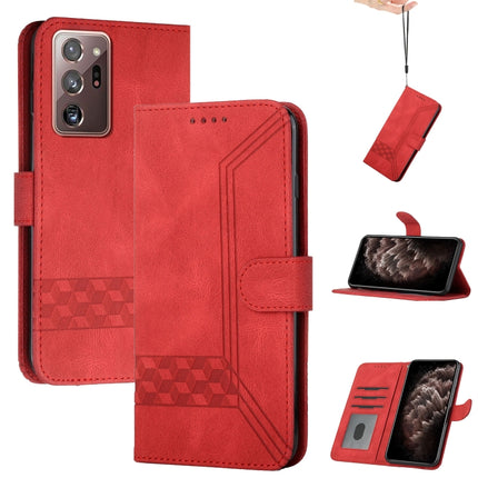 Cubic Skin Feel Flip Leather Phone Case, For Samsung Galaxy S20 FE, For Samsung Galaxy S20+, For Samsung Galaxy S20 Ultra, For Samsung Galaxy S21 5G