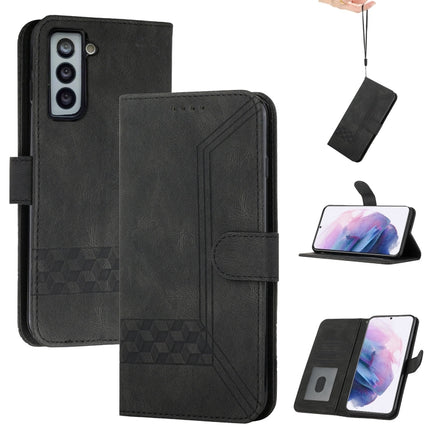 Cubic Skin Feel Flip Leather Phone Case, For Samsung Galaxy S21+ 5G, For Samsung Galaxy S21 FE 5G, For Samsung Galaxy S21 Ultra 5G, For Samsung Galaxy S22 5G