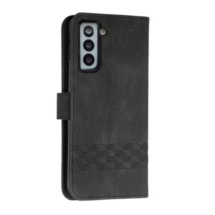Cubic Skin Feel Flip Leather Phone Case, For Samsung Galaxy S21+ 5G, For Samsung Galaxy S21 FE 5G, For Samsung Galaxy S21 Ultra 5G, For Samsung Galaxy S22 5G