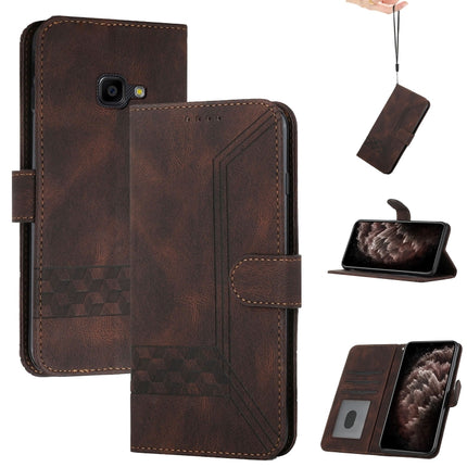 Cubic Skin Feel Flip Leather Phone Case, For Samsung Galaxy S22+ 5G, For Samsung Galaxy S22 Ultra 5G, For Samsung Galaxy Xcover 4, For Samsung Galaxy Xcover 5