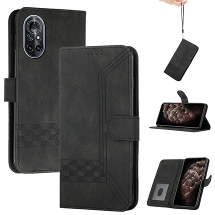 Cubic Skin Feel Flip Leather Phone Case, For Huawei nova 8, For Huawei nova 8i, For Huawei nova 8 SE, For Huawei nova 9, For Huawei P Smart 2019