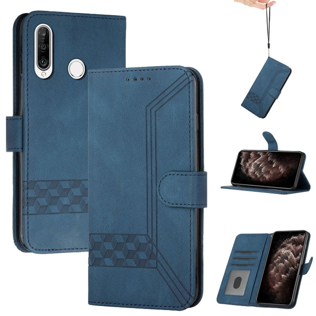 Cubic Skin Feel Flip Leather Phone Case, For Huawei P Smart Z, For Huawei P20 Lite, For Huawei P30, For Huawei P30 Lite, For Huawei P30 Pro