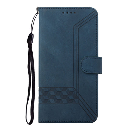 Cubic Skin Feel Flip Leather Phone Case, For Huawei P40, For Huawei P40 Lite, For Huawei P40 Lite E, For Huawei P40 Pro