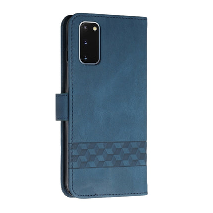 Cubic Skin Feel Flip Leather Phone Case, For Huawei P40, For Huawei P40 Lite, For Huawei P40 Lite E, For Huawei P40 Pro