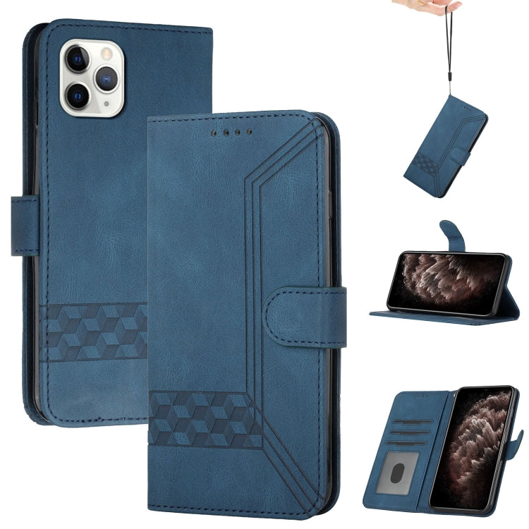 Cubic Skin Feel Flip Leather Phone Case, For iPhone 11 Pro, For iPhone 11 Pro Max, For iPhone X / XS, For iPhone XR