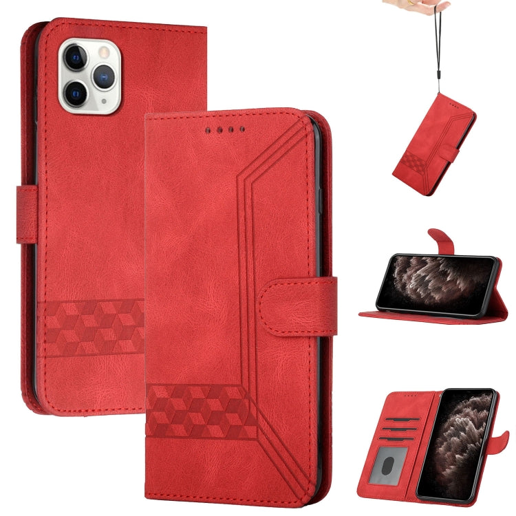 Cubic Skin Feel Flip Leather Phone Case, For iPhone 11 Pro, For iPhone 11 Pro Max, For iPhone X / XS, For iPhone XR