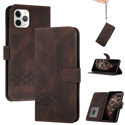 Cubic Skin Feel Flip Leather Phone Case, For iPhone 11 Pro, For iPhone 11 Pro Max, For iPhone X / XS, For iPhone XR