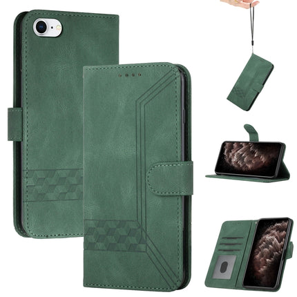Cubic Skin Feel Flip Leather Phone Case, For iPhone XS Max, For iPhone SE 2022 / SE 2020 / 7 / 8, For iPhone 7 Plus / 8 Plus