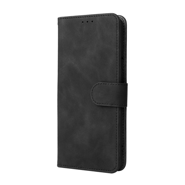 Solid Color Skin Feel Magnetic Buckle Leather Phone Case, For TCL 10 SE