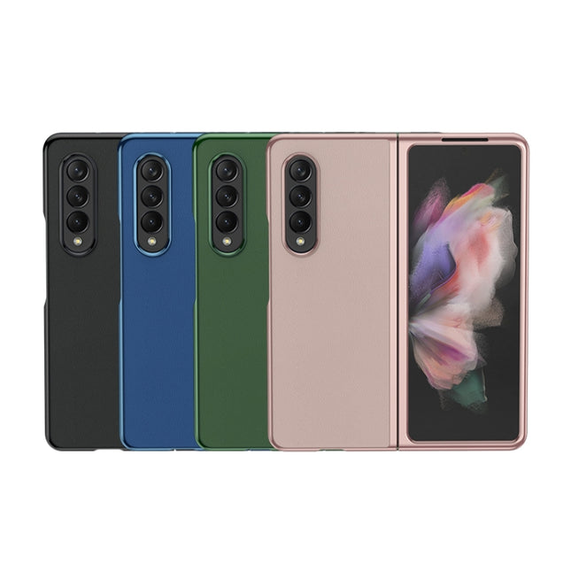 Plating Leather Phone Case, For Samsung Galaxy Z Flip3 5G, For Samsung Galaxy Z Fold3 5G