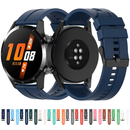 Silicone Black Buckle Watchband, For Huawei Watch GT 3 42mm
