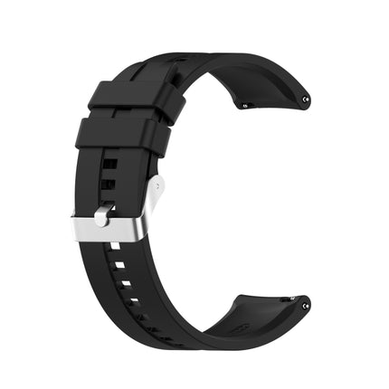 Silicone Silver Buckle Watchband, For Huawei Watch GT 3 46mm/GT Runner