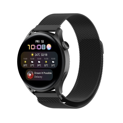 Milan Metal Watchband, For Huawei Watch GT 3 46mm/GT Runner, For Huawei Watch GT 3 42mm