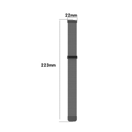 Milan Metal Watchband, For Huawei Watch GT 3 46mm/GT Runner, For Huawei Watch GT 3 42mm