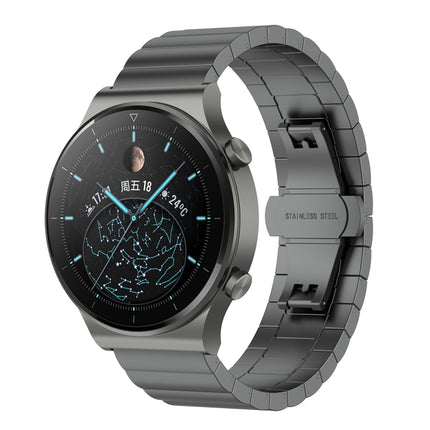 One-bead Steel Watchband, For Huawei Watch GT 3 46mm/GT Runner, For Huawei Watch GT 3 42mm