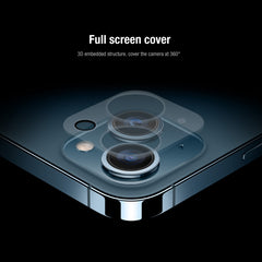 NILLKIN 2 in 1 HD Full Screen Tempered Glass Film + Camera Protector Set, For iPhone 13 mini, For iPhone 13, For iPhone 13 Pro, For iPhone 13 Pro Max