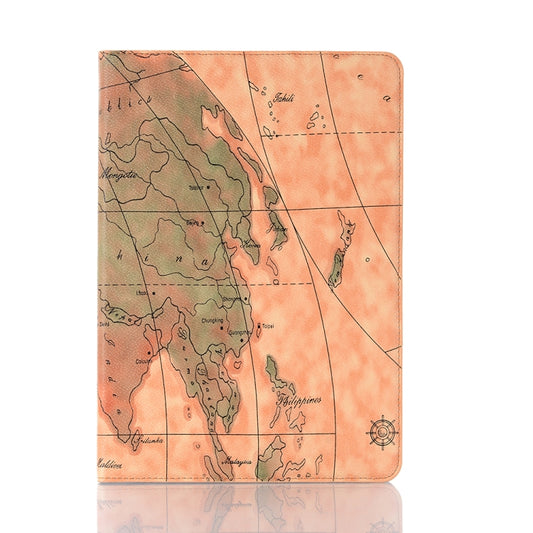 Für iPad 10.2 / 10.5 Map Texture Horizontal Flip Ledertasche mit Halter &amp; Kartenfächern &amp; Geldbörse, zufällige Texturlieferung