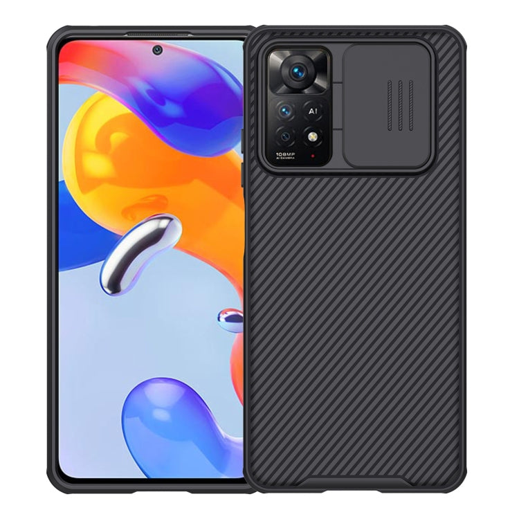 For Xiaomi Redmi Note 11 Pro Global / 11 Pro Global 5G / 11 Pro+ 5G India / 11E Pro 5G NILLKIN Black Mirror Pro Camshield PC Case (Peacock Blue), For Xiaomi Redmi Note 11 Pro Global
