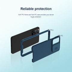 For Xiaomi Redmi Note 11 Pro Global / 11 Pro Global 5G / 11 Pro+ 5G India / 11E Pro 5G NILLKIN Black Mirror Pro Camshield PC Case (Peacock Blue), For Xiaomi Redmi Note 11 Pro Global