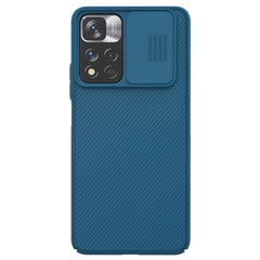 For Xiaomi Redmi Note 11 Pro Global / 11 Pro Global 5G / 11 Pro+ 5G India / 11E Pro 5G NILLKIN Black Mirror Pro Camshield PC Case (Peacock Blue), For Xiaomi Redmi Note 11 Pro Global
