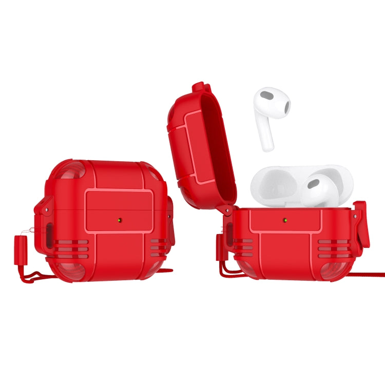 TPU-Schutzhülle für Kopfhörer mit Anti-Vollschutz und Trageband, für AirPods 1/2, für AirPods Pro, für AirPods 3