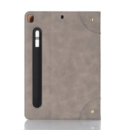 Für iPad 10.2 / 10.5 Retro Book Style Horizontal Flip Ledertasche mit Halter &amp; Kartenfächern &amp; Geldbörse