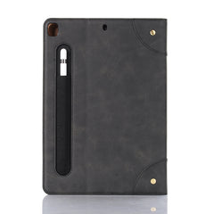 For iPad 10.2 / 10.5 Retro Book Style Horizontal Flip Leather Case with Holder & Card Slots & Wallet