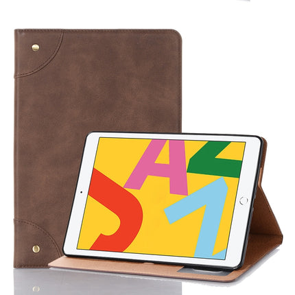 Für iPad 10.2 / 10.5 Retro Book Style Horizontal Flip Ledertasche mit Halter &amp; Kartenfächern &amp; Geldbörse