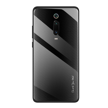 Texture Gradient Glass Protective Case, For Huawei Nova 5i Pro, For Xiaomi Redmi K20 / K20 Pro / 9T, For Xiaomi Redmi Note 7, For Xiaomi CC9 Pro