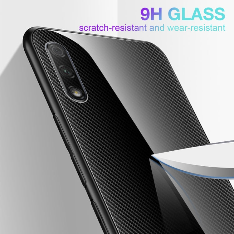 Texture Gradient Glass Protective Case, For Honor 9X, For OnePlus 7, For Huawei Mate 30 Pro, For Huawei P30 Pro