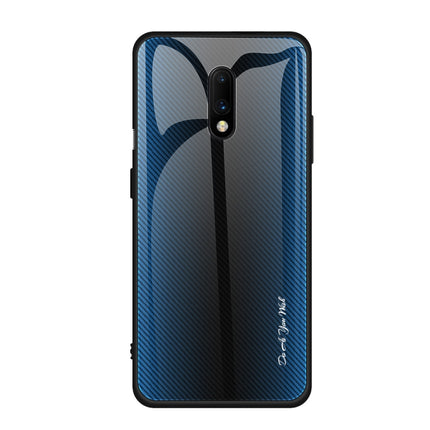 Texture Gradient Glass Protective Case, For Honor 9X, For OnePlus 7, For Huawei Mate 30 Pro, For Huawei P30 Pro