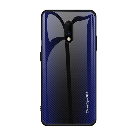 Texture Gradient Glass Protective Case, For Honor 9X, For OnePlus 7, For Huawei Mate 30 Pro, For Huawei P30 Pro