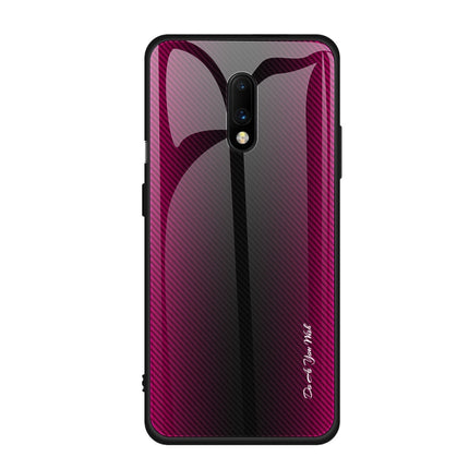 Texture Gradient Glass Protective Case, For Honor 9X, For OnePlus 7, For Huawei Mate 30 Pro, For Huawei P30 Pro