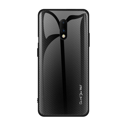 Texture Gradient Glass Protective Case, For Honor 9X, For OnePlus 7, For Huawei Mate 30 Pro, For Huawei P30 Pro