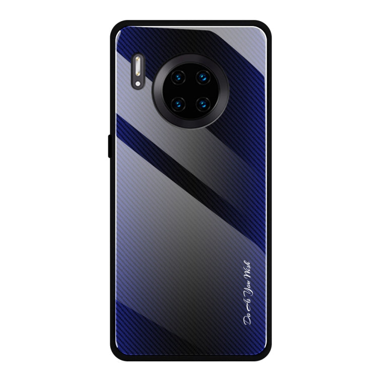 Texture Gradient Glass Protective Case, For Honor 9X, For OnePlus 7, For Huawei Mate 30 Pro, For Huawei P30 Pro