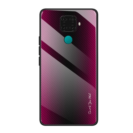 Texture Gradient Glass Protective Case, For Huawei Nova 5i Pro, For Xiaomi Redmi K20 / K20 Pro / 9T, For Xiaomi Redmi Note 7, For Xiaomi CC9 Pro
